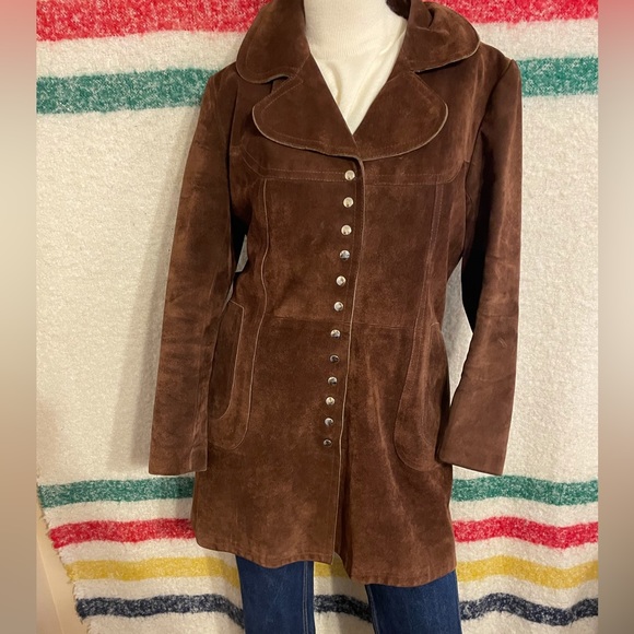 60’s leather jacket with removable fleece liner. - Picture 5 of 7